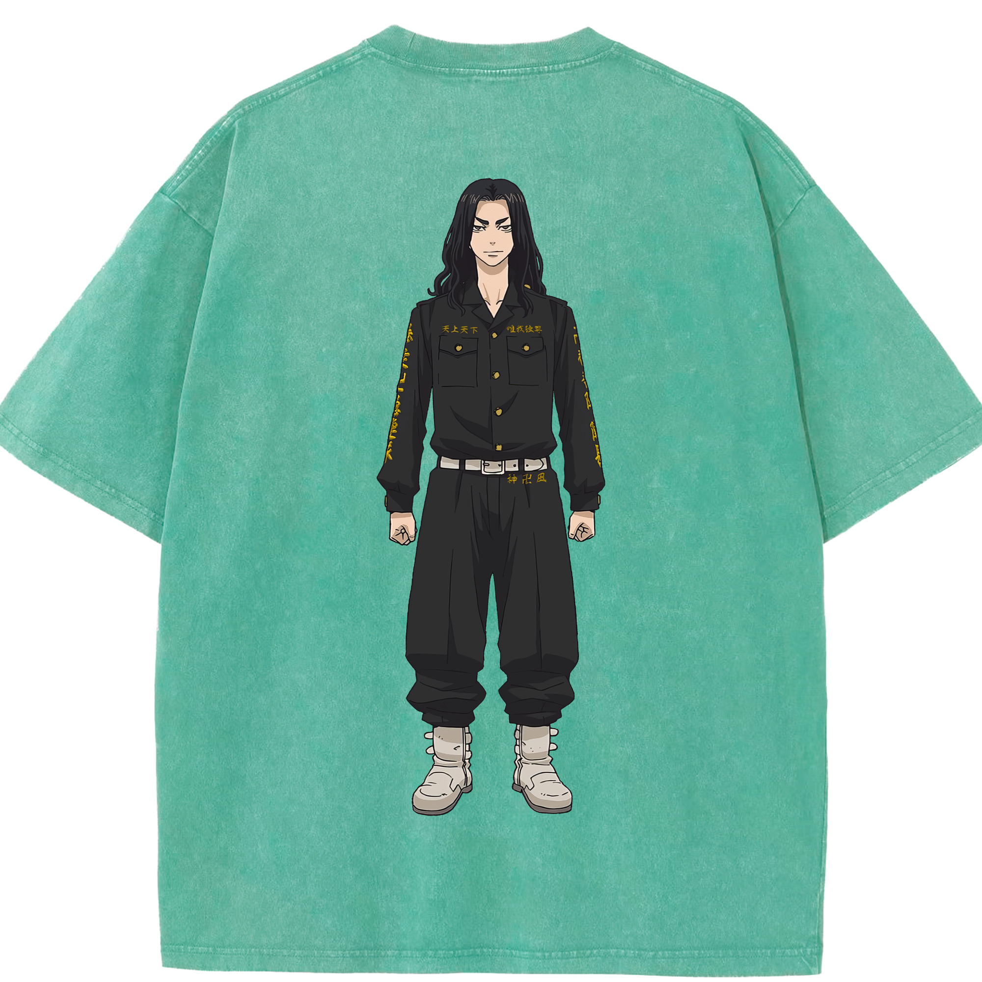 （画像用） 東京リベンジャーズ Tokyo Revengers 綿100% ヴィンテージ風 半袖Tシャツ（背面プリント）